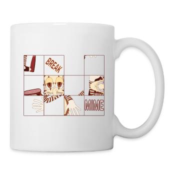 MIME UNTERBRECHEN - Tasse - Weiß - Rechts