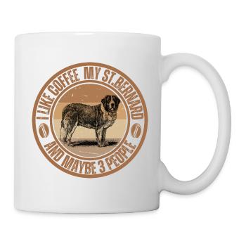 St. Bernard Coffee Dog Cafe - Mug - white - Right