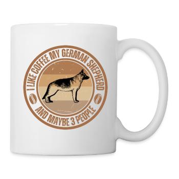 German Shepherd Coffee Dog Cafe - Mug - white - Right
