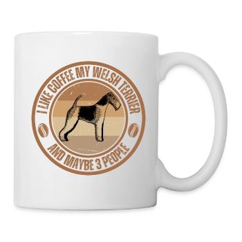 Welsh Terrier Coffee Dog Cafe - Mug - white - Right