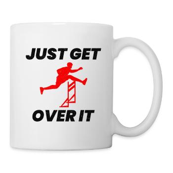 Hurdles Hurdling Hurdler Running Runner Athletes - Mug - white - Right