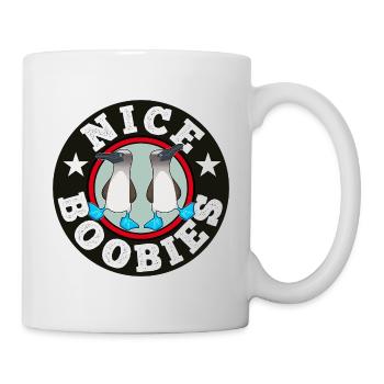 Blue Footed Booby Bird Drôle Cadeau - Mug blanc - blanc - Droite