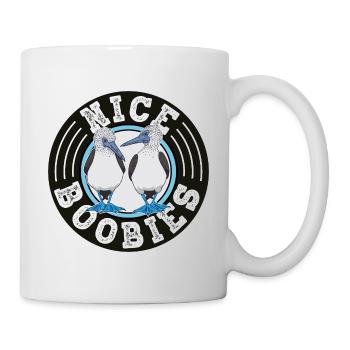Nice Boobies Adulte Humour Halloween Cadeau Booby Bird - Mug blanc - blanc - Droite