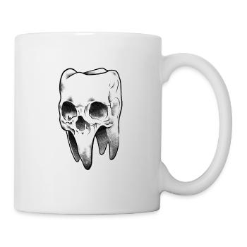 Les dents d'la mort - Mug blanc - blanc - Droite