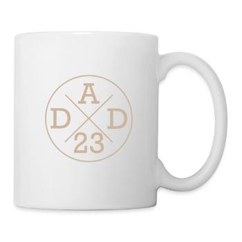 Papa Père DAD 23 Idée cadeau fête des pères - Mug blanc - blanc - Droite
