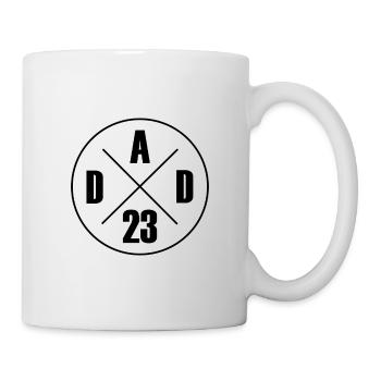 papa 23 ans - Mug blanc - blanc - Droite