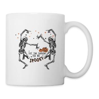 Horror Zauberei Magie Halloween T-Shirt Geschenk - Tasse - Weiß - Rechts