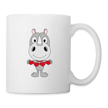 NASHORN - LIEBE - LOVE - TIERISCH - VERLIEBT - Tasse - Weiß - Rechts