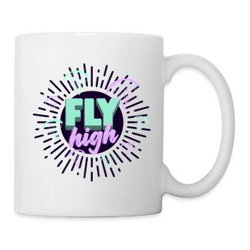 FLY haut parapente - Mug blanc - blanc - Droite