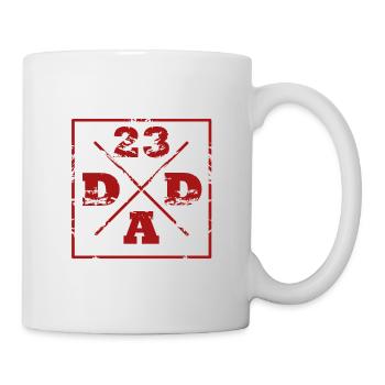 dad 23 Vatertag Geschenkidee - Tasse - Weiß - Rechts