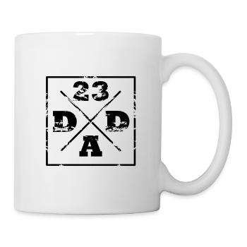 Dad 23 Vatertag Geschenkidee - Tasse - Weiß - Rechts