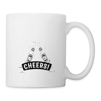 Tout travail mérite sa bière - Mug blanc - blanc - Droite