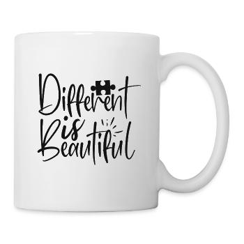 Différent est beau - Mug blanc - blanc - Droite