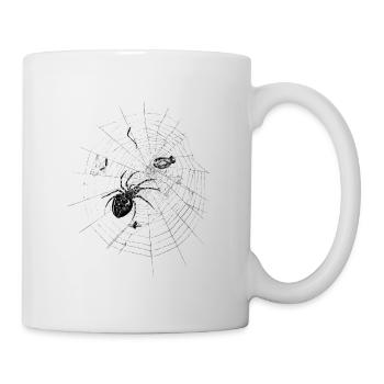 Deutsche Ritterspinne - Tasse - Weiß - Rechts
