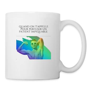 impiquable. Piqûre. Soignant(e)s - Mug blanc - blanc - Droite