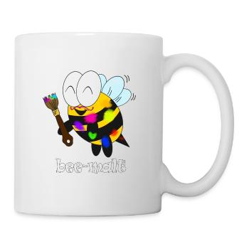 bee malt - Tasse - Weiß - Rechts
