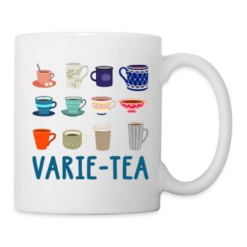 Varie-Tea Graphic Tea Drinker Cup Of Tea Brewing T - Tasse - Weiß - Rechts