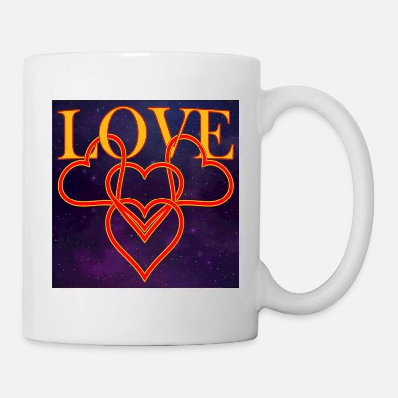 LOVE 4 Hearts - Univers - Mug blanc - blanc