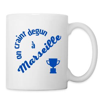 On craint dégun à Marseille - Mug blanc - blanc - Droite