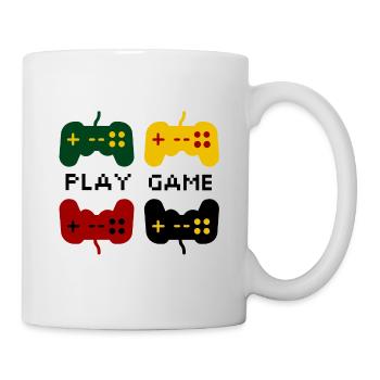 play game - Mug blanc - blanc - Droite