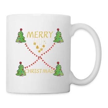 merry christmas - Mug blanc - blanc - Droite