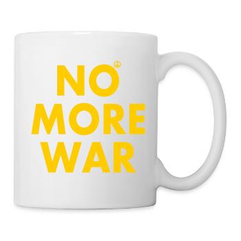 No more war - Tasse - Weiß - Rechts