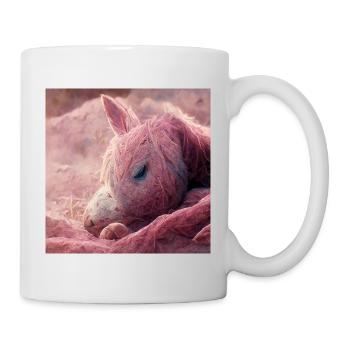 Bébé cheval gît sur le sol Rosa V - Mug blanc - blanc - Droite