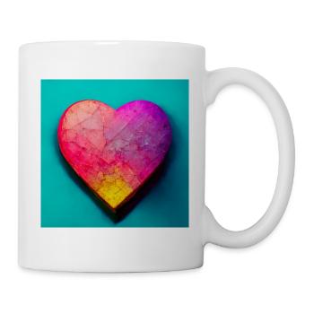 Heart Abstract Photorealistic II - Mug - white - Right