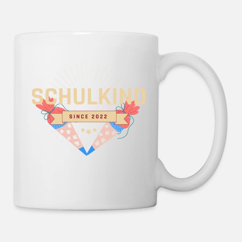 Schulkind since 2022! Schulkind 2022 - Tasse - Weiß