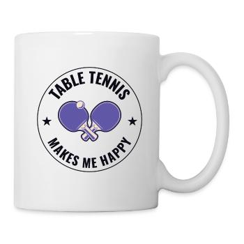 Ping Pong Master Entraîneur de Tennis de Table Paddle Player - Mug blanc - blanc - Droite