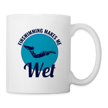 Finswimming Swimming Swimmer Swim Water Sport - Mug - white - Right