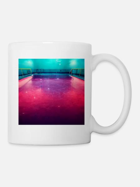 Red Pool Photorealistic - Mug - white