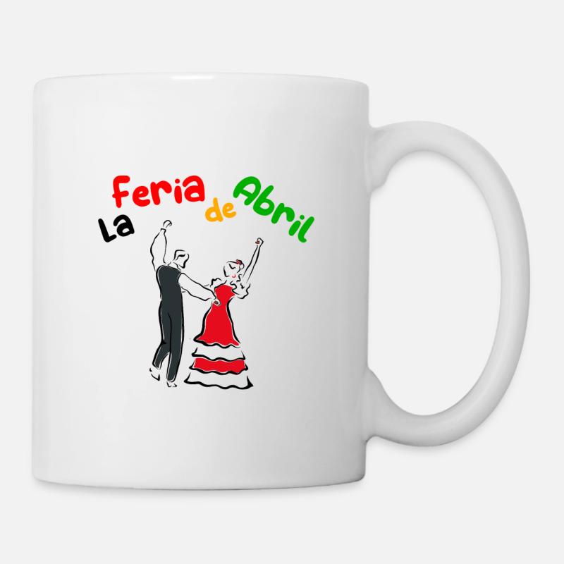 La feria de Abril - Sevilla - Mug blanc - blanc