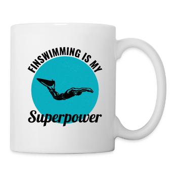 Finswimming Swimming Swimmer Swim Water sport - Mug - white - Right