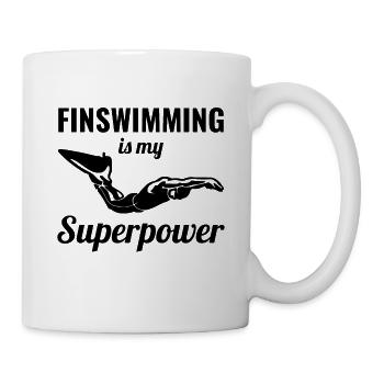 Finswimming Swimming Swimmer Swim Water sport - Mug - white - Right
