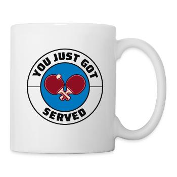 Ping Pong Master Entraîneur de Tennis de Table Paddle Player - Mug blanc - blanc - Droite
