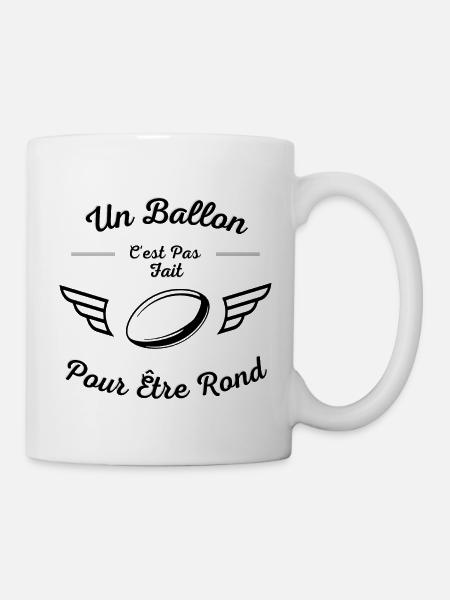 Ballon Ovale - Mug blanc - blanc