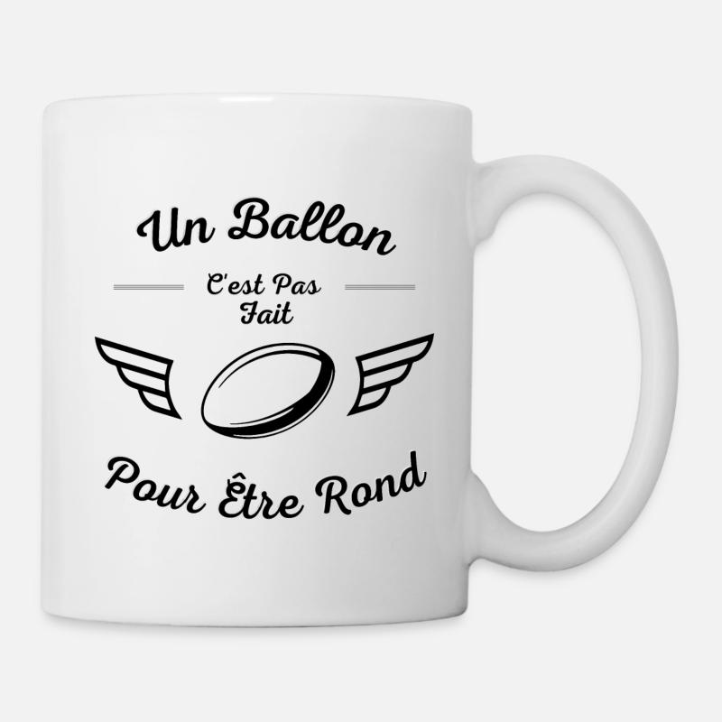 Ballon Ovale - Mug blanc - blanc