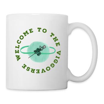 Welcome to the Viggoverse grün - Tasse - Weiß - Rechts