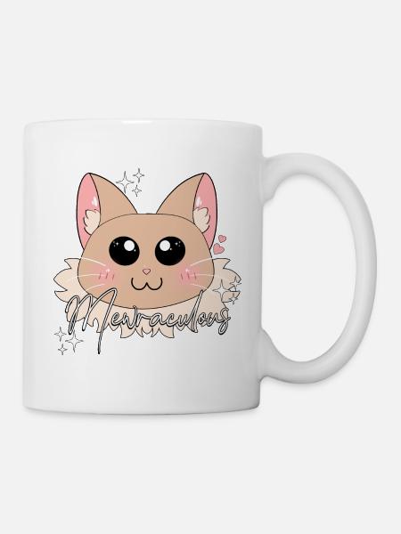 Le chat mignon de Mewraculou - Mug blanc - blanc