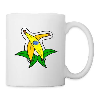 Two bananas - Tasse - Weiß - Rechts