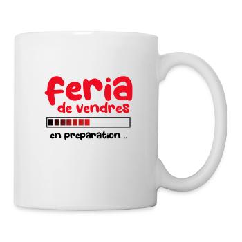 Feria de Vendres en préparation - Mug blanc - blanc - Droite