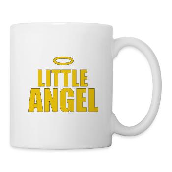 ENGEL - HIMMEL - LITTLE ANGEL - GESCHENKE - Tasse - Weiß - Rechts