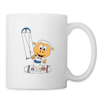 SCHAF - KITER - KITESURFER - KITESURFEN - KITE - Tasse - Weiß - Rechts