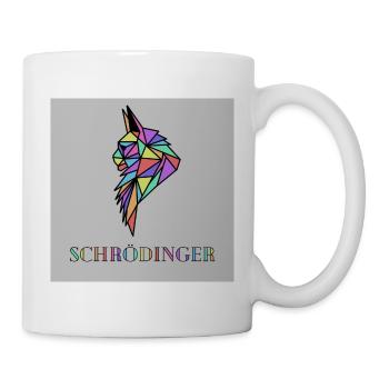 Chat Schrödinger - Mug blanc - blanc - Droite