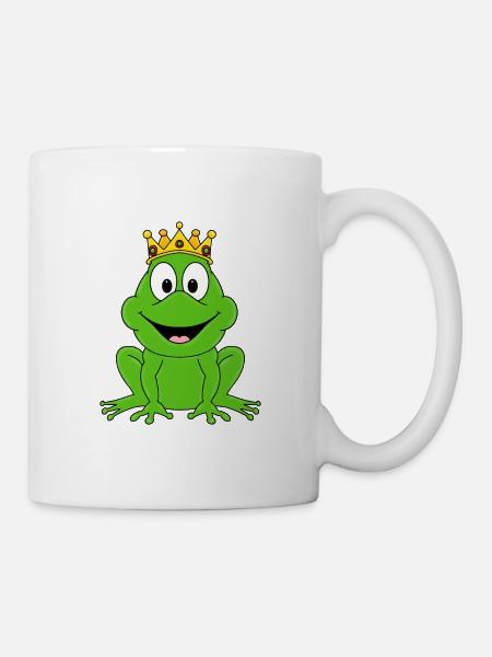 FROSCHKÖNIG - FROSCH - TIER - KIND - BABY - FUN - Tasse - Weiß