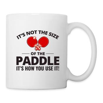 Ping Pong Master Entraîneur de Tennis de Table Paddle Player - Mug blanc - blanc - Droite