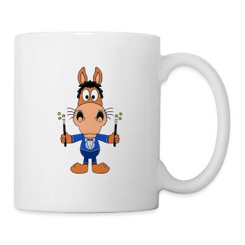 ZAUBERER - ZAUBERN - PFERD - PONY - REITEN - TIER - Tasse - Weiß - Rechts