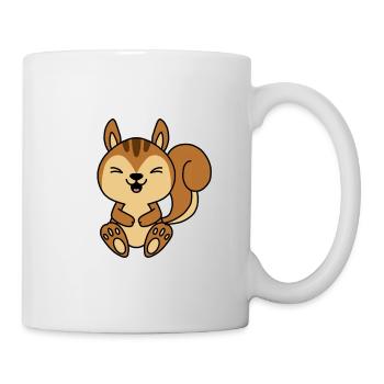 EICHHÖRNCHEN - TIER - KIND - BABY - TIERISCH - Tasse - Weiß - Rechts