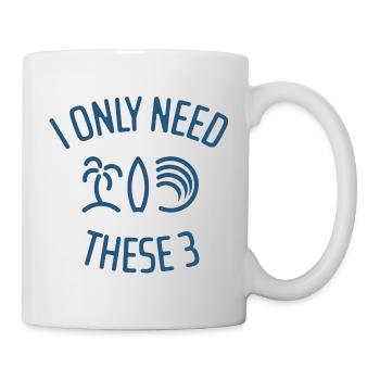 Surf - Mug blanc - blanc - Droite